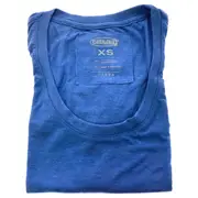 Bamboo Scoop Tee - Reaf Blue Heather by Cariloha for Women - 1 Pc T-Shirt (XS)