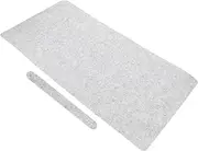 HOMOBABE Large Non Slip Felt Desk Mat Elegant Desk Cushion for Office Protects Against Scratches Portable and Practical Design for Tidy Workspace and
