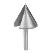 Router Bit 6mm Shank 32mm Dia 60 Degree V-Groove End Mill Tungsten Steel for CNC