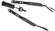 Home Chest Expander | Bicep Strengthener | Adjustable Thickened Carbon Steel Wear-Resistant Non-Slip Handle Abdominal Builder Grip Bar