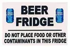 FUNNY BEER BUD LIGHT CANS #1 REFRIGERATOR LOCKER MAGNET MAN CAVE GAG GIFT FRIDGE