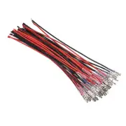10 Pack Female Spade Crimp Terminal 2.8mm 4.8mm with 20cm 20 AWG Wire