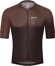 [Spiuk] Men's Star Carbonite Jersey (Pack of 1) Brown