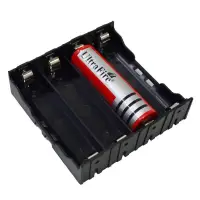 在飛比找蝦皮商城優惠-電池盒18650四槽帶插針 無線款 電池盒 塑料電池盒 串聯
