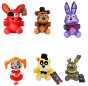 FNAF Stuffed Plush Toys Freddy Fazbear Bear Foxy Rabbit Bonnie Chica