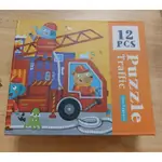 MIDEER PUZZLE TRAFFIC FIRE ENGINES 拼圖 消防車 12PCS