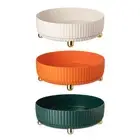 1 Pack Rotating Storage Rack Spice Rack Rotating Storage For Kitchen Cabinets