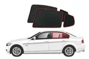 Genuine SNAPSHADES Car Rear Window Shades for BMW 3 Series Sedan 5th Gen (E90...