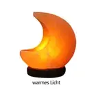 Himalayan Salt Lamp Crystal Salt Rock Lamp Decor with Base (Moon Warm Light)