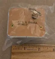 "It's A Small World" Sankyo Clear Moving Mechanics Mechanism Music Box Tested
