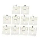 10Pcs Blind Mounting Bracket for 3/4inch Shade Folding Blinds Support Frame