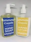 Crayola Blueberry Scented Hand Soap And Lemon Scented Hand Lotion Lot of 2