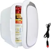 Portable Mini Fridge, Compact Car Refrigerator 6L Car Freezer Fridge Travel Refrigerator Cooler Warmer 12V Refrigerator Freezer Heater Electric Fridge Portable Icebox Portable Car Fridge for Travel an