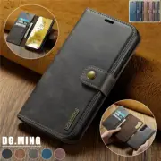 For Samsung S25 S24 S23 S22 Plus Ultra FE Case Removeable Wallet Leather Cover