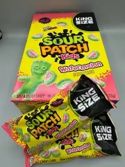 36 TOTAL KING SIZE Bags Sour Patch Kids Watermelon King Size Chewy Candy | 3.4oz