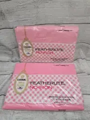 Vtg Cannon Royal Family Featherlite Pink Hoe-down Plaid Full Flat Sheet #259