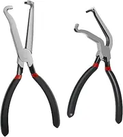 8Inch Electrical Disconnect Pliers Set Practical Electrical Connector Pliers for Cars Easily Disconnect the Locking Push Tab Electrical Connector (1 Set)