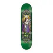Dirty Ghetto Kids "Ghettos Disciples Vaughn" Skateboard (Green) 7.8" Deck