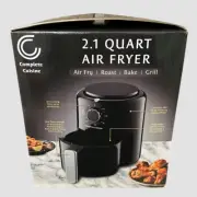 2.1QT Digital Air Fryer 800W Compact Personal Size Adjustable Temp Nonstick