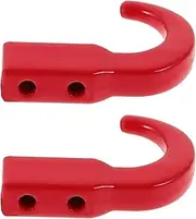 NAMOARLY 1 Set Toy Trailer Hook Car Supplies Car Accessories Tow Truck Toy Automotive Accessories Truck Accessories Part Accessories for Rc Crawler Modification Accessory Red Aluminum Alloy