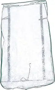Sturdy Pvc Greenhouse Cover Replacement 3-layer Mini Garden House Rainproof Windproof for Fast Plant Growth