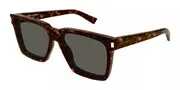 Saint Laurent SL 610/F Asian Fit 002 Men's Sunglasses Tortoiseshell Size 59