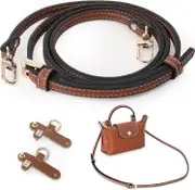 Shoulder Strap for Longchamp Bag, Shoulder Strap for Bag, with 2 Shoulder Strap Adapters, Shoulder Bag Strap, Adjustable Shoulder Strap for Bags, for
