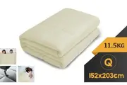 WEIGHTED BLANKET QUEEN Heavy Gravity CREAM 11.5KG