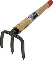 HACHIEMON Japanese Craftsmanship Garden Tool Hand Cultivator Rake Tiller Tool - Durable and Lightweight