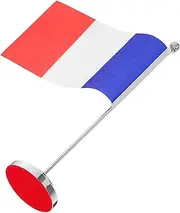 FIXOSHEE Table Flag French Desk Decoration with for Home Office Conference Rooms Space Saving Design Easy to Clean Artistic Touch for Workspaces