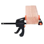 2PC Woodworking Clip Bar Clamp F-tyle Grip Quick Ratchet Release Squeeze Tools