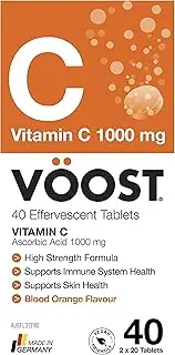 Voost Vitamin C Blood Orange Effervescent Tablets 40 Pack