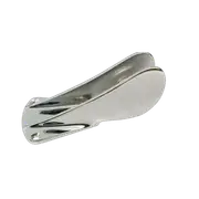 Bow Roller Chrome Plated Brass No Pin 140mm x 25mm