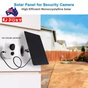 20W Solar Panel for Security Camera Wall Mount Outdoor Micro USB Charger Cable
