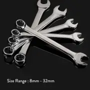 Metric Combination Spanners Open End & Ring Socket Wrench Hand Tools ST-172