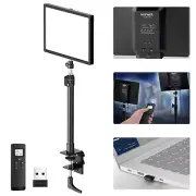 NEEWER GL25B Key Light Dimmable Edge Emitting Ultra Quiet Webcam Video Light