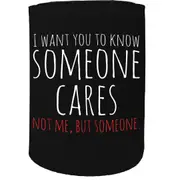 Alcohol Stubby Holder - I Want You To Know - Funny Novelty Birthday Gift Joke Beer Can Bottle
