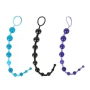 Flexible 31Cm Colourful Anal Beads String Butt Plug silicone Anal Balls & Beads