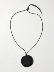 [Sophie Buhai] Sophie Buhai - Large Full Moon Cord, Onyx And Silver Necklace - Black - One size One size Black
