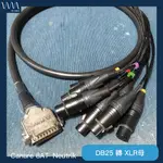 DB25 XLR 母頭 多軌轉接線《CANARE MR202 NEUTRIK》