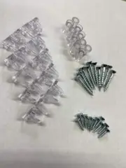 100pcs Sink Tip-Out Accessories, Snap In False Front Clips