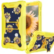 for Galaxy Tab A 10.1 2019 Case,Glitter Sunflower Case with Kickstand Heavy D...
