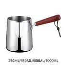 Turkish Coffee Pot Milk Frothing Pitcher Coffee Mug Tea Kettle Stainless Steel