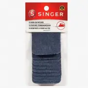 DenimFix Iron-On Patches, 2"x3", Pack of 10