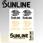 《SUNLINE》ST-6000 ST-6001 獅子轉印貼紙 中壢鴻海釣具館 SUNLINE貼紙 DIY材料