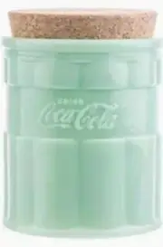 Coca-Cola Jadeite Canister with Lid you choose 24 oz or 38 oz