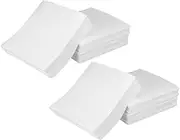 Alipis 600pcs Dust- Paper Wipes Dry Wipes for Cleaning Face Wash Cloth Makeup Towels White Polyester