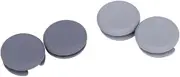 2X Joystick Cap Thumb Stick Circle Pad Caps for 3DS 3DS LL 3DS XL New 3DS LL XL Controller Replacement (Dark Grey)