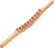 Wood Therapy Massage Tools, 2 in 1 Maderoterapia Kit Wood Massage Tools, Wooden Massage Roller Wooden Gua Sha Kits Lymphatic Drainage Massager Tool for Body Shaping