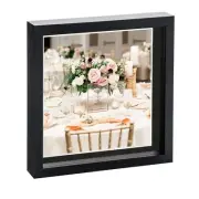 Black 10" x 10" 3D Box Photo Frame Black 8" x 8" Mount Craft Shadow Picture